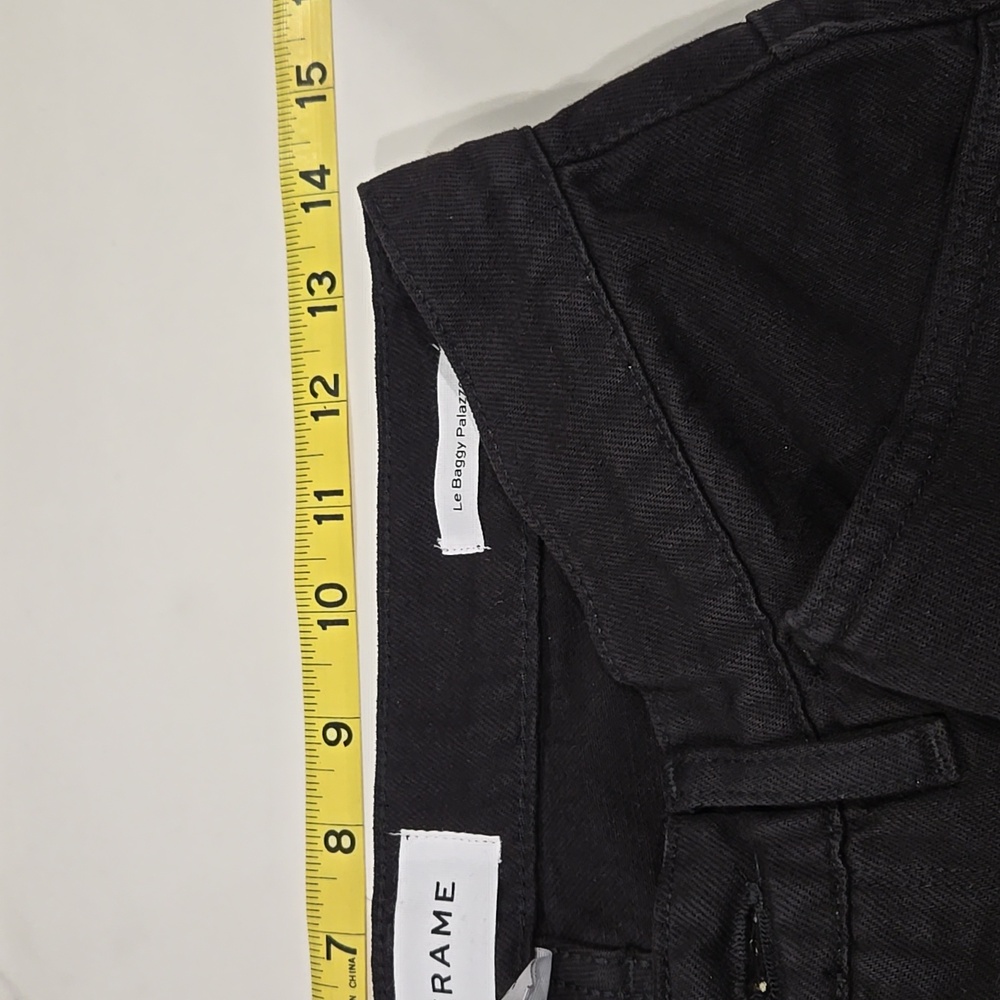 Frame Le Baggy Palazzo Film Noir Jeans